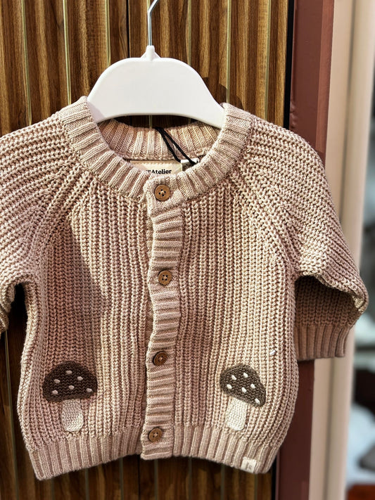 Cardigan funghetti