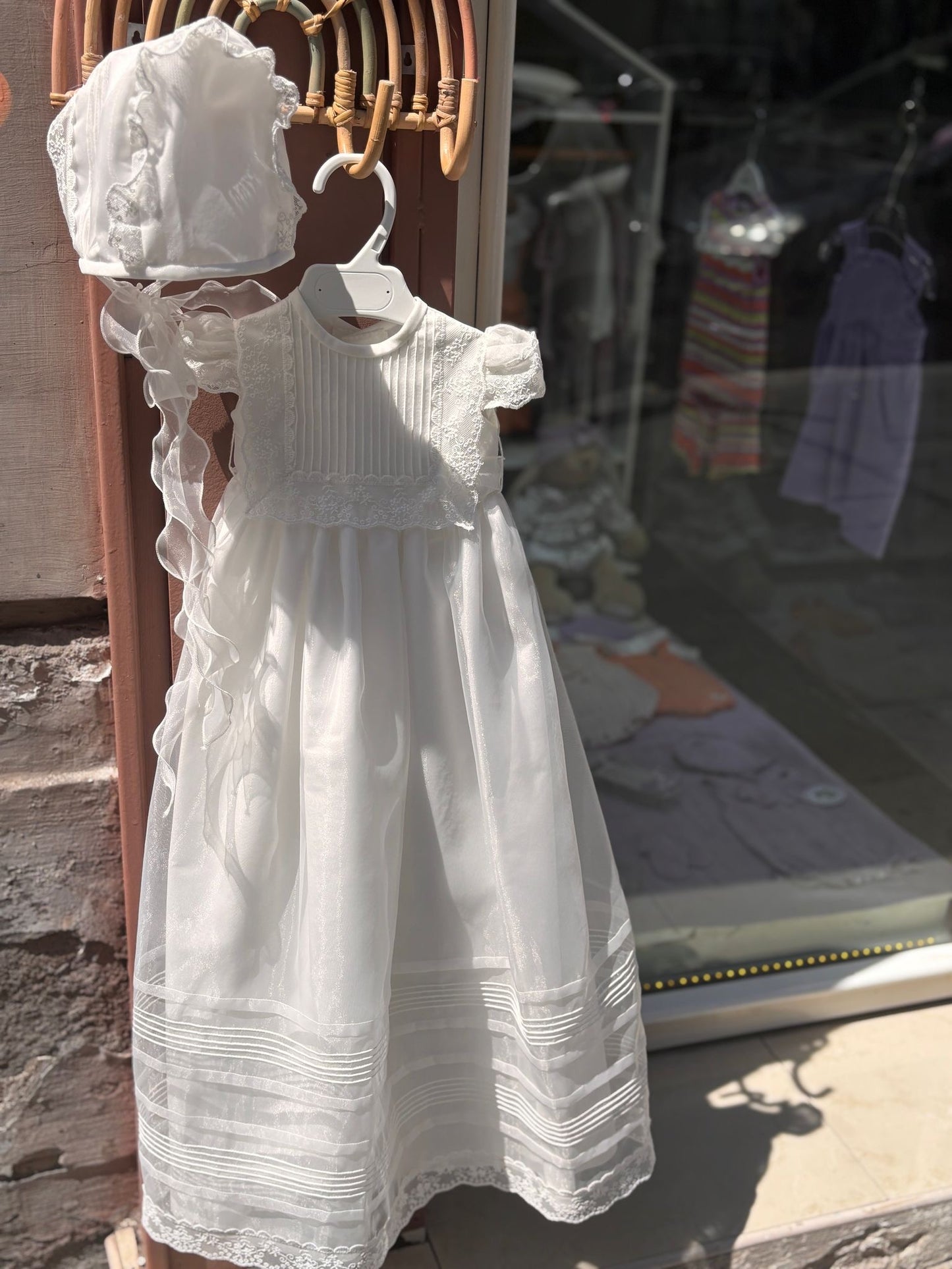 Abito lungo con cuffia