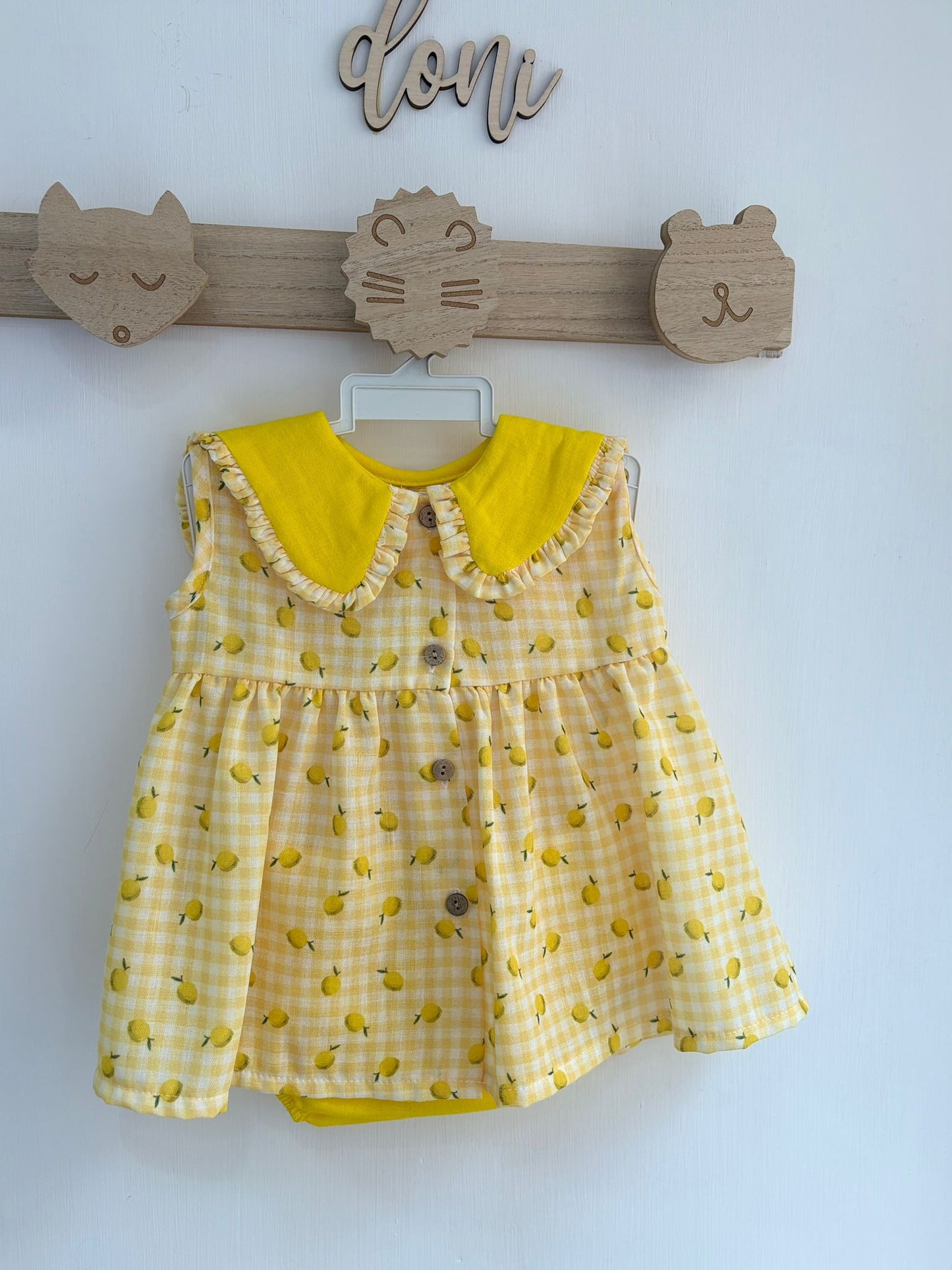 Mini abitino con braga limoni