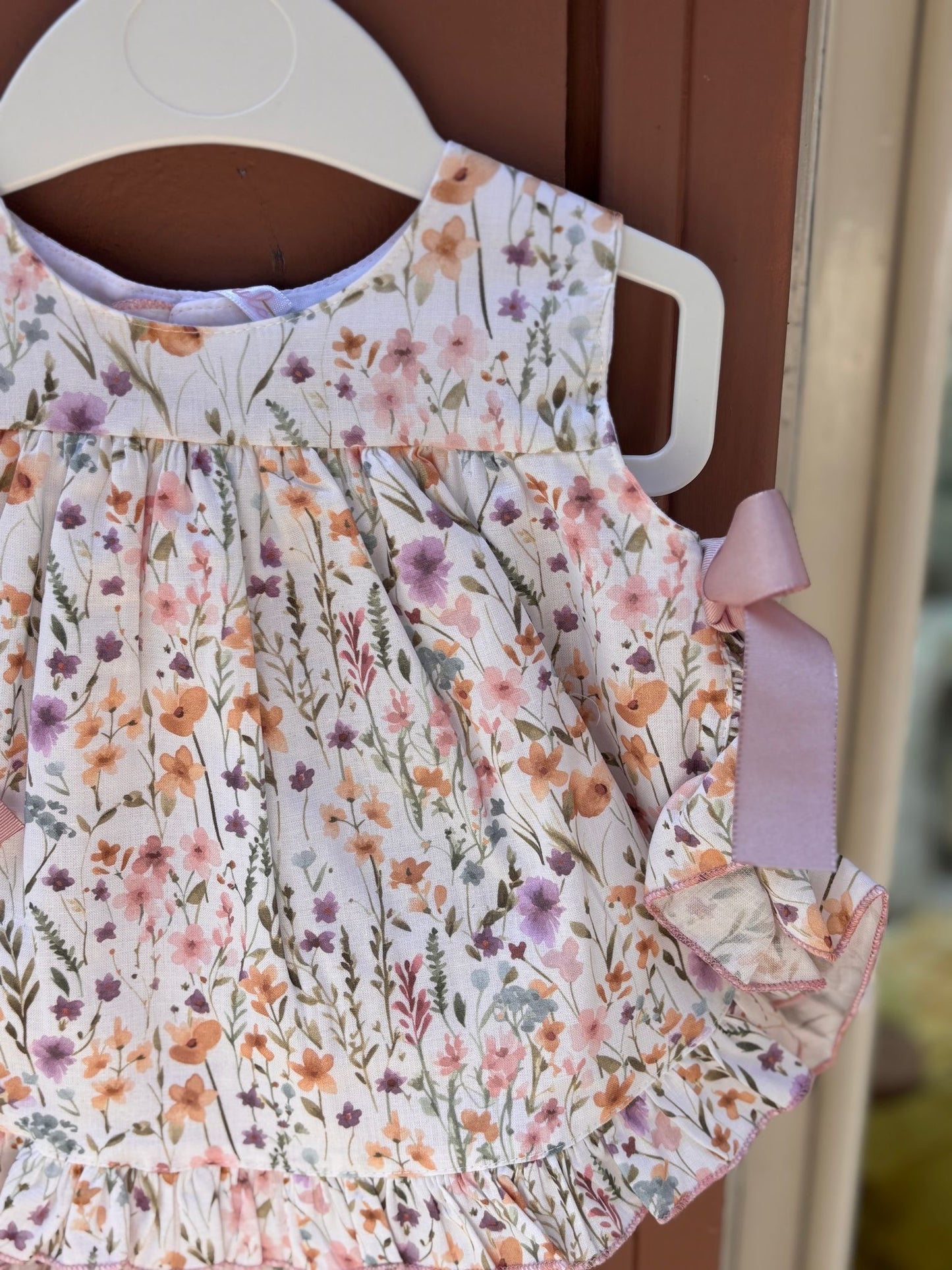 Mini abitino con braga fiorato