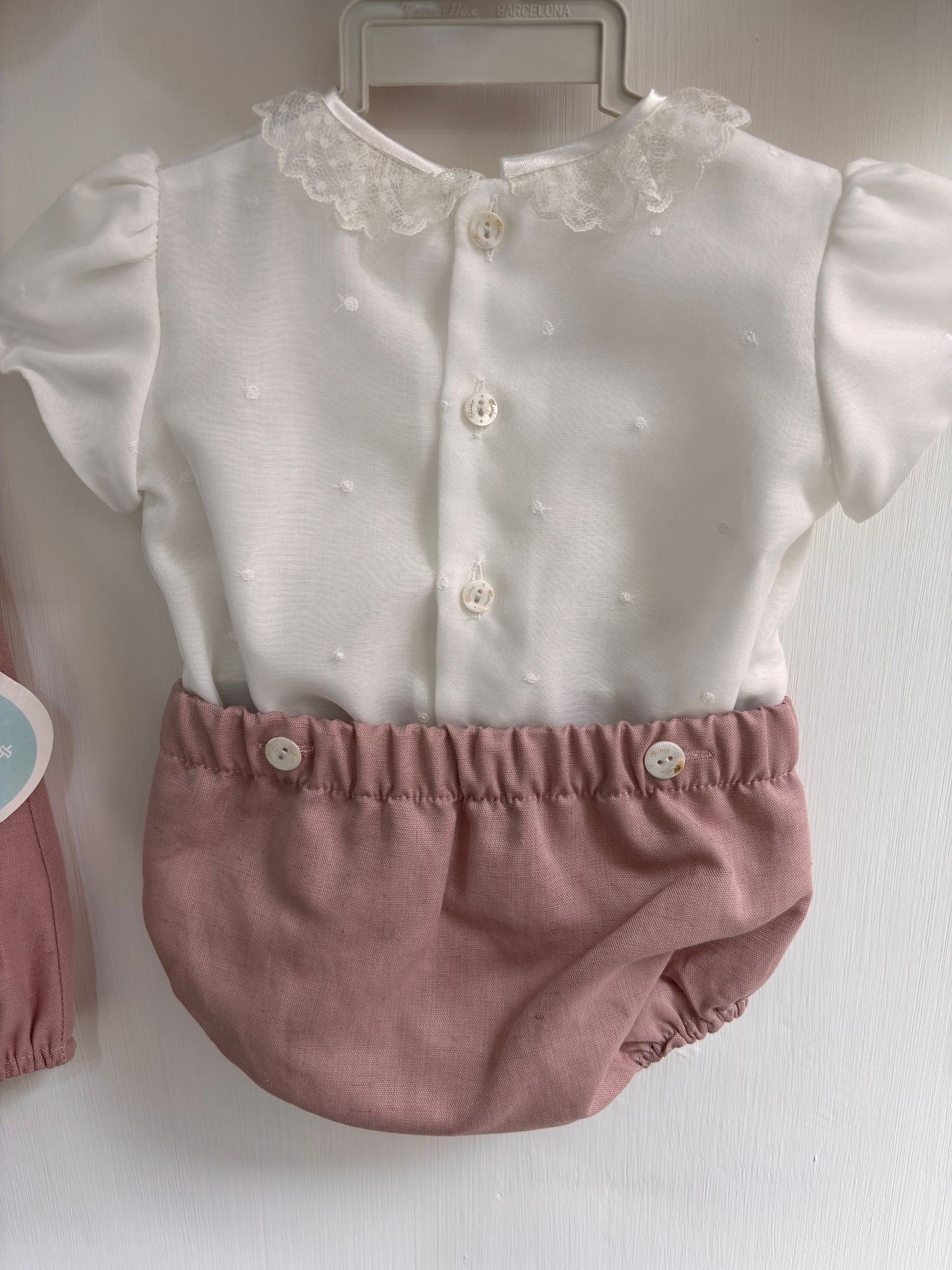 Camicia con culotte e cuffia