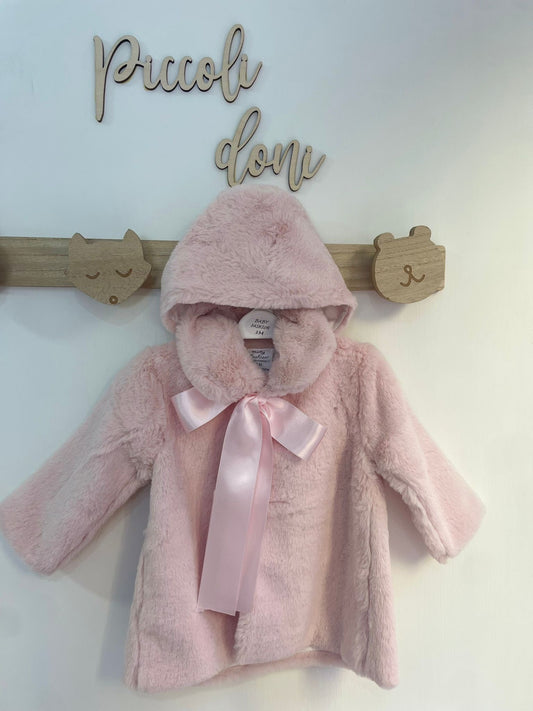 Pelliccia con cuffia