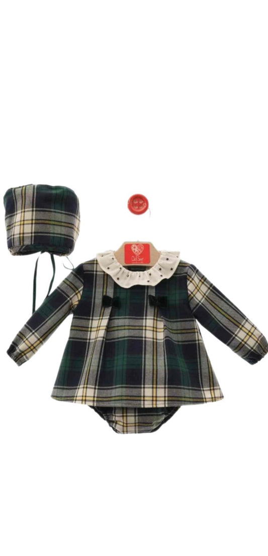 Abitino con braga e cuffia