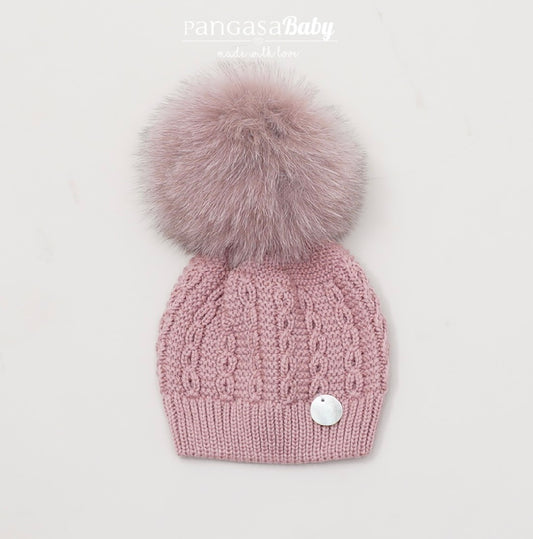 Cappello con pon pon