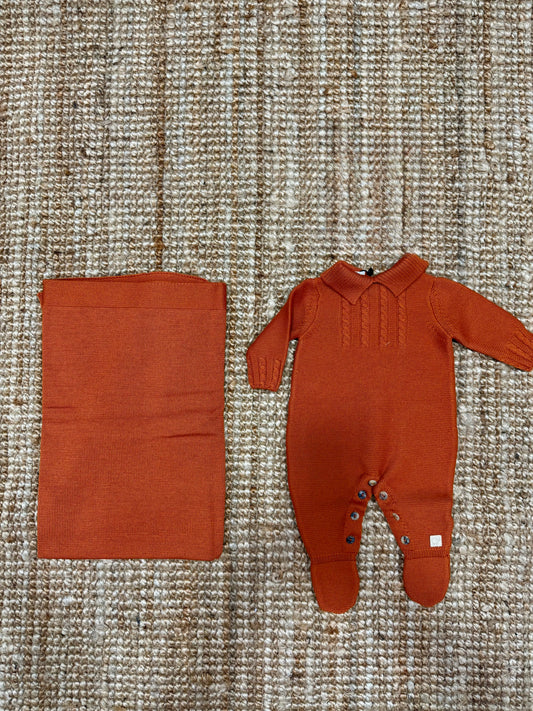 Set nascita in lana merino