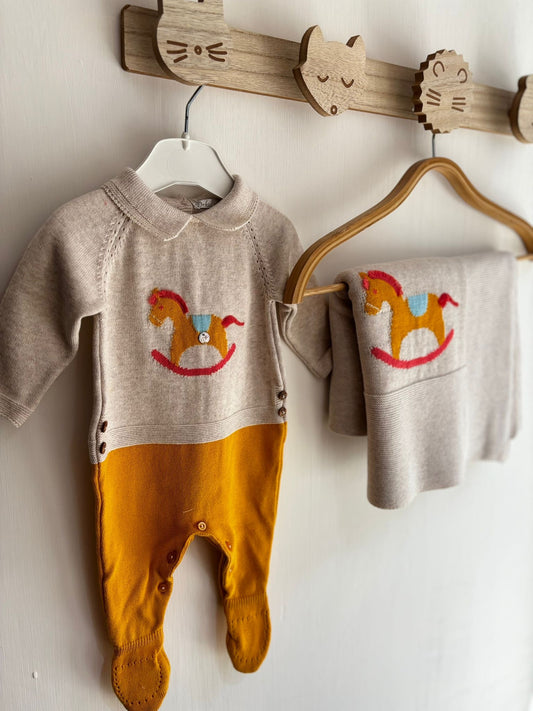 Set nascita in filo cavalluccio