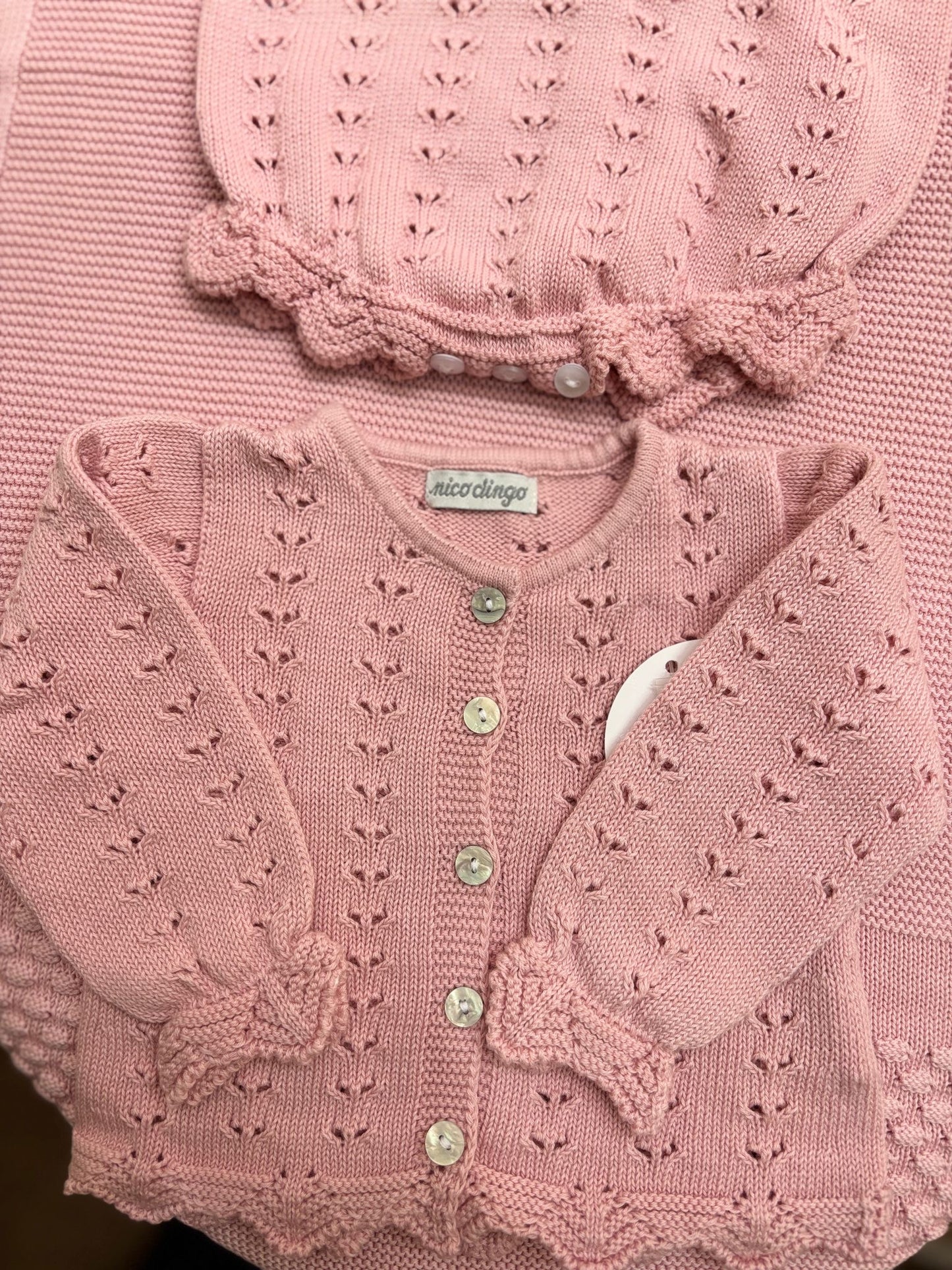 Cardigan in filo