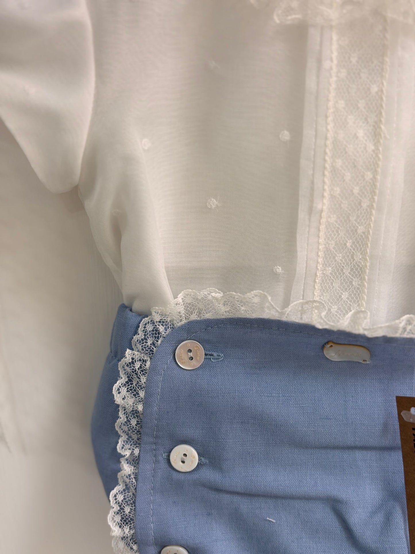 Camicia con culotte e cuffia