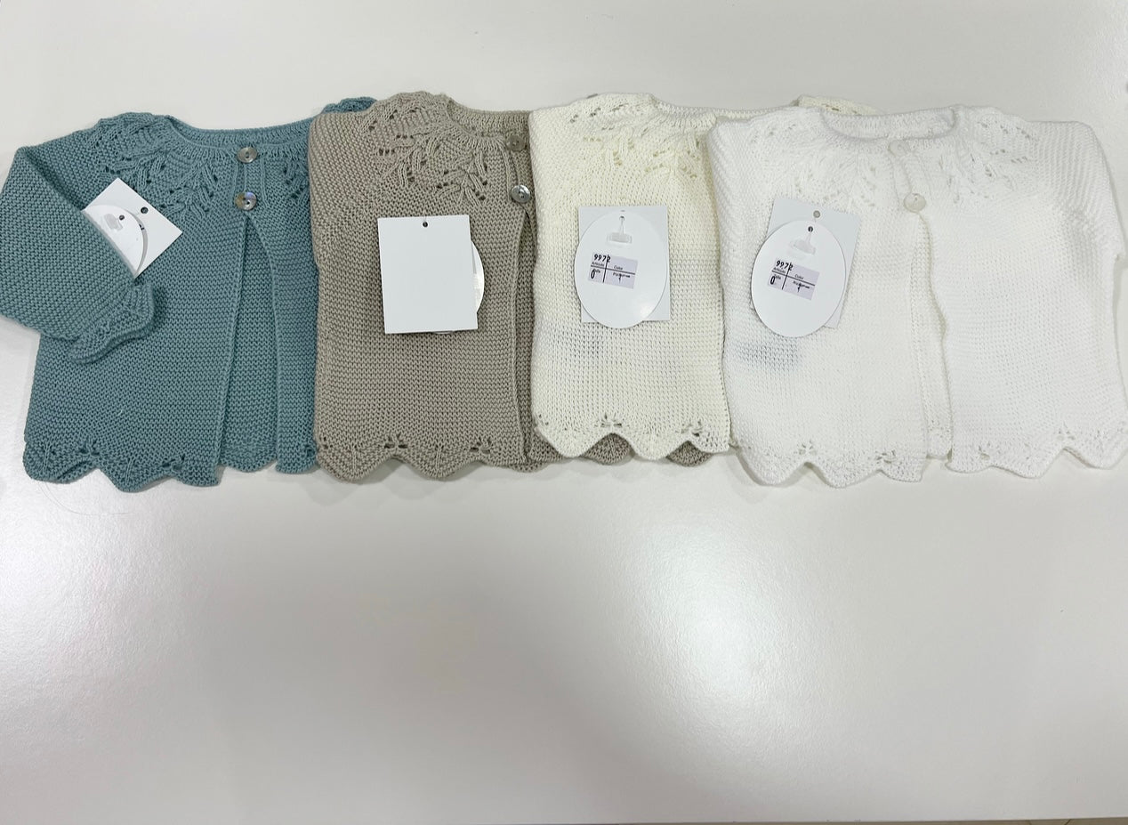Cardigan in filo