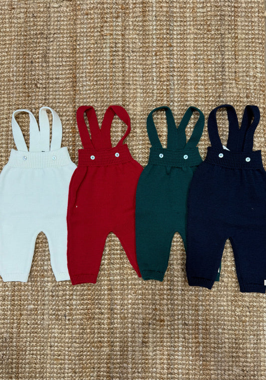 Salopette in lana merino