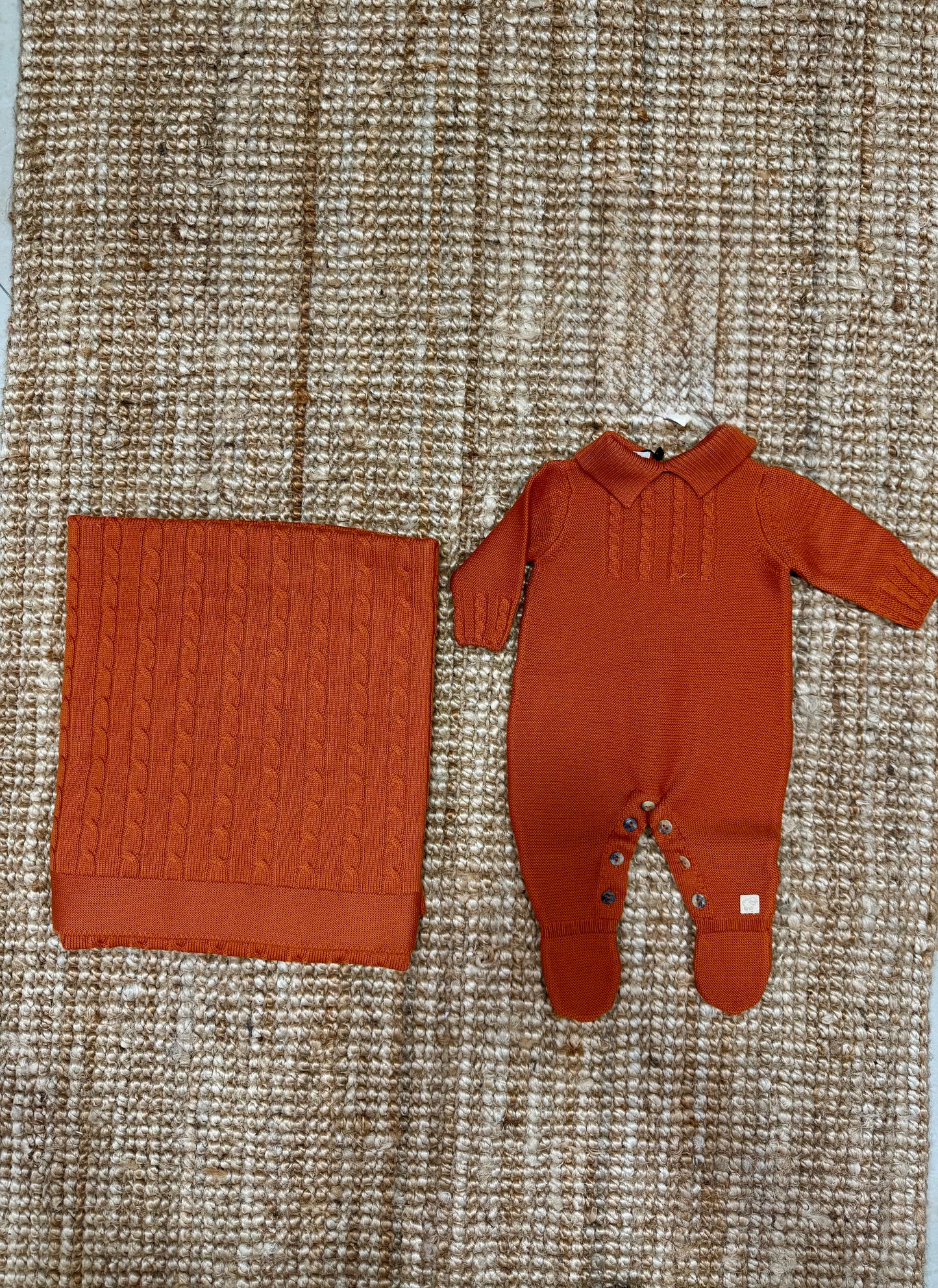 Set nascita in lana merino