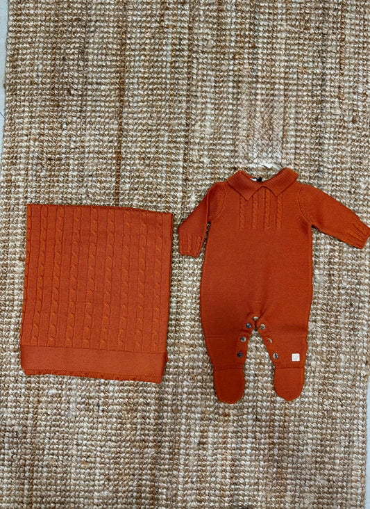 Set nascita in lana merino