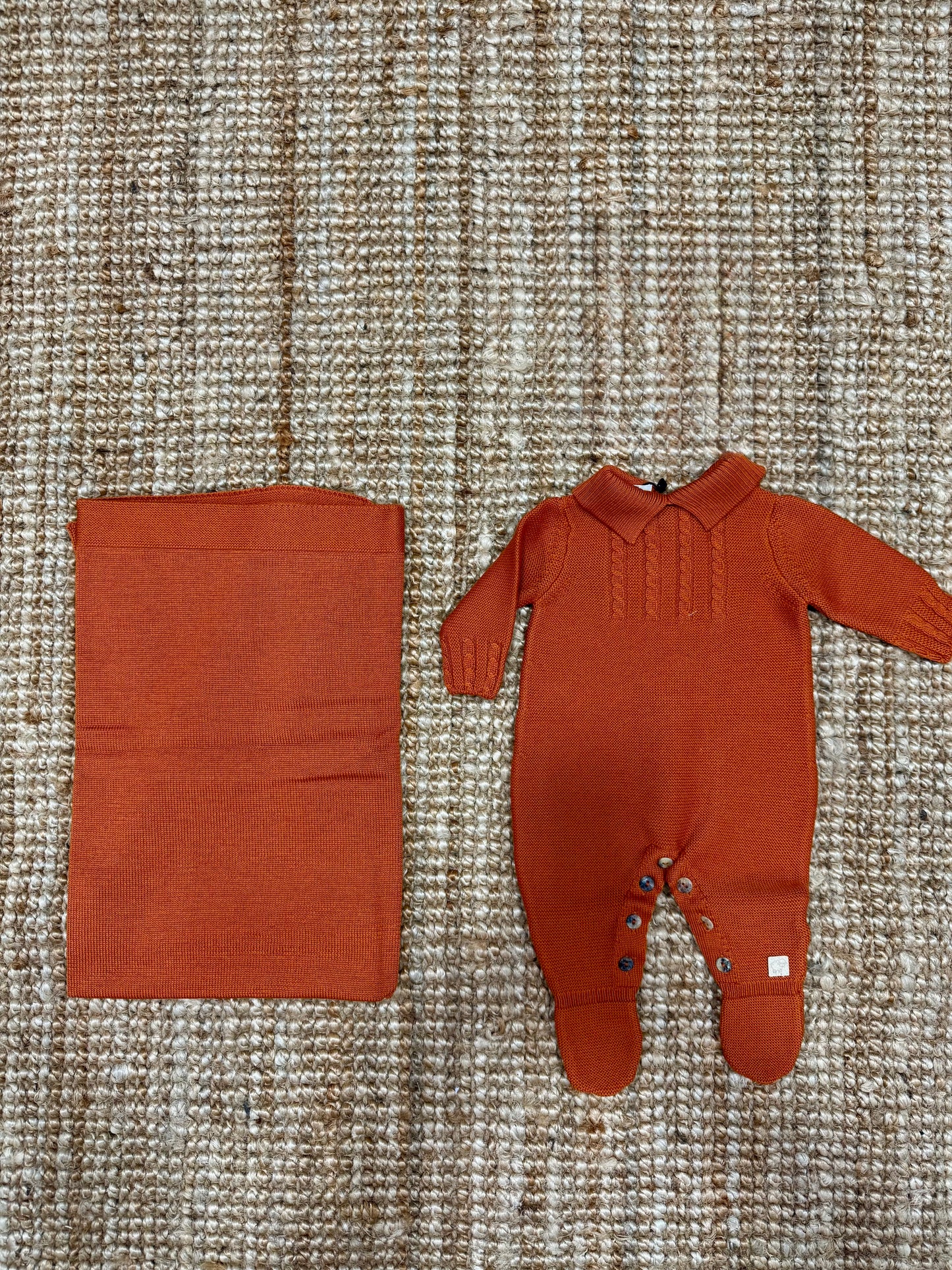 Set nascita in lana merino